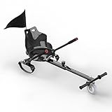 Siège de Hoverkart, Hoverkart pour Hoverboards, Longueur de Kart Réglable, Compatible avec Hoverboards de 6,5, 8,5 et 10 Pouces