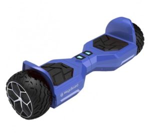 bumper hoverboard tout terrain bleu