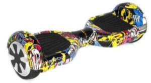 hoverboard jaune graffiti